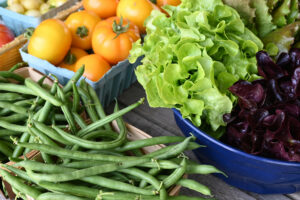 CSA box Purple Skies Farm- NRCS photo by Brooke DeCubellis