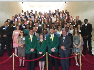 Cover photo for Forsyth County 4-H'ers Visit the NC Legislative Building.