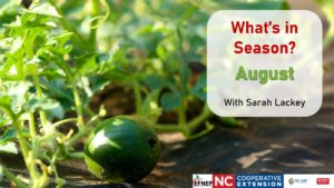 Cover photo for What's in Season: August
