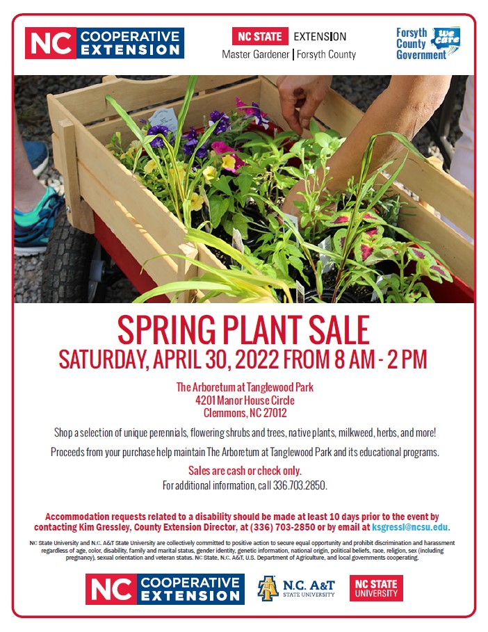 2022 Spring Plant Sale Flyer