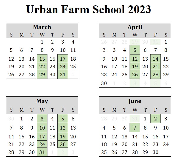 Urban Farm School 2023