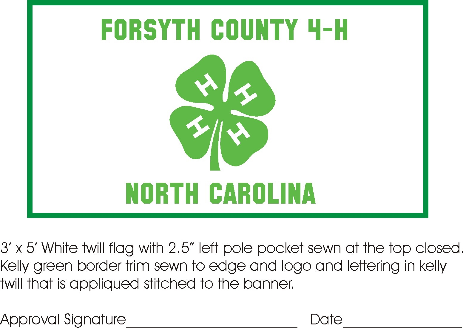 County 4H Flag Design Contest N.C. Cooperative Extension